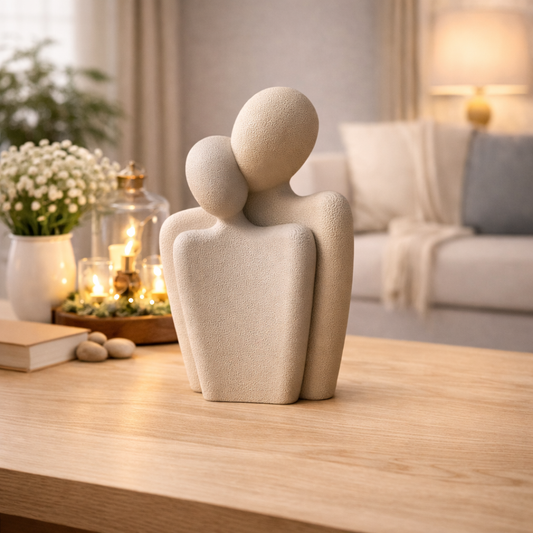 Liebende Skulptur modern – Symbol für Nähe