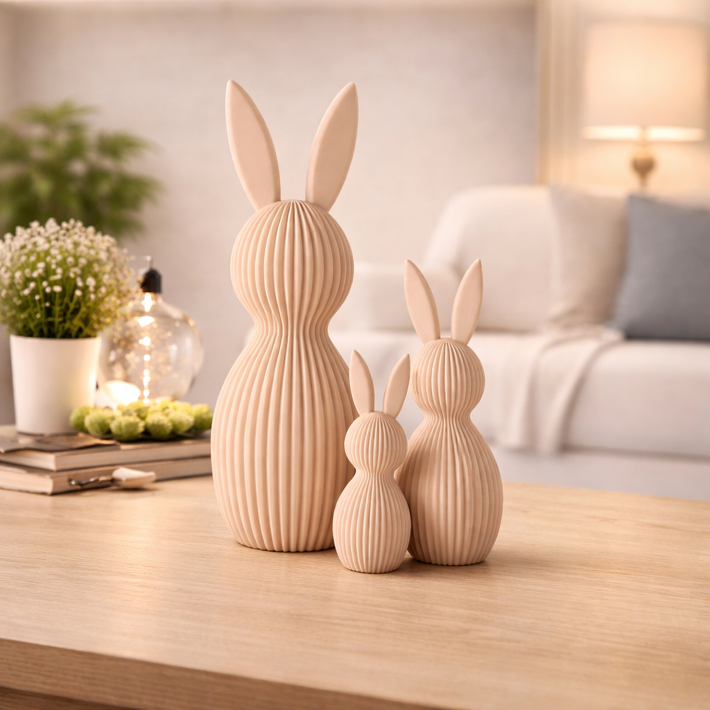 Hasen-Set „Ribbed“ – 3er-Set