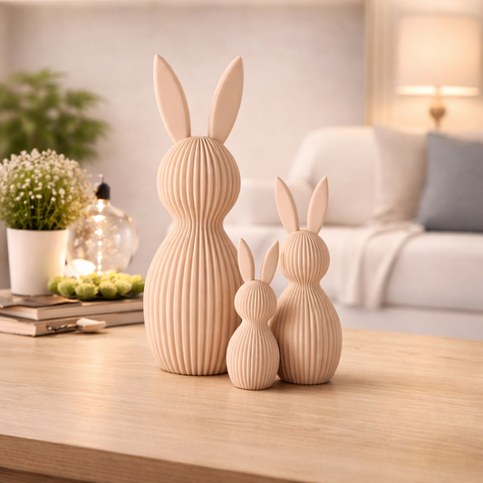 Hasen-Set „Ribbed“ – 3er-Set