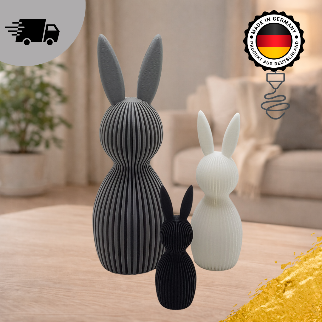 Hasen-Set „Ribbed“ – 3er-Set