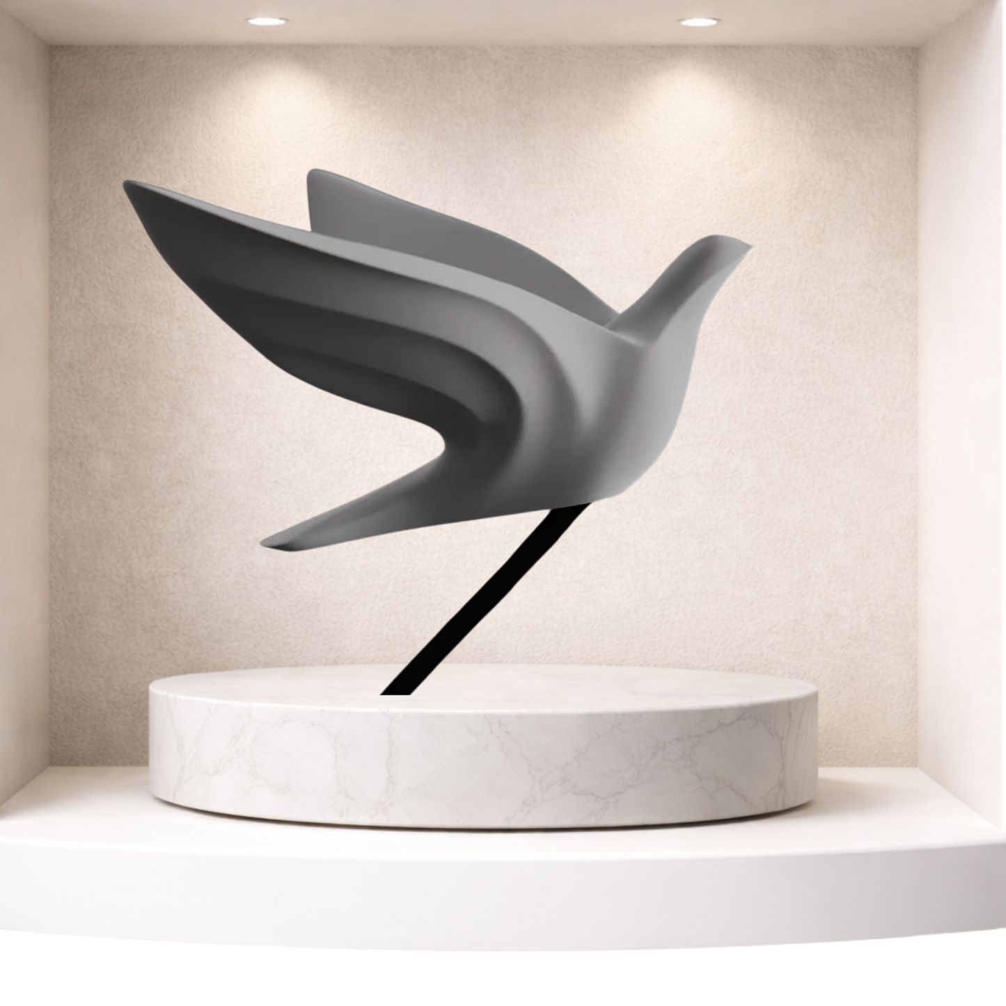 {title} – moderne minimalistische Skulptur