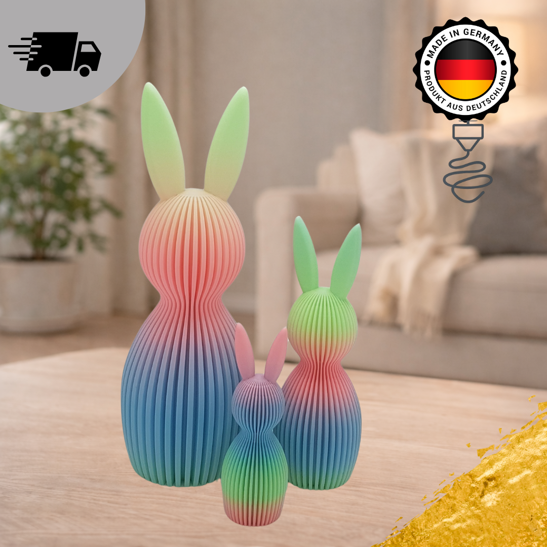 Hasen-Set „Ribbed“ – 3er-Set