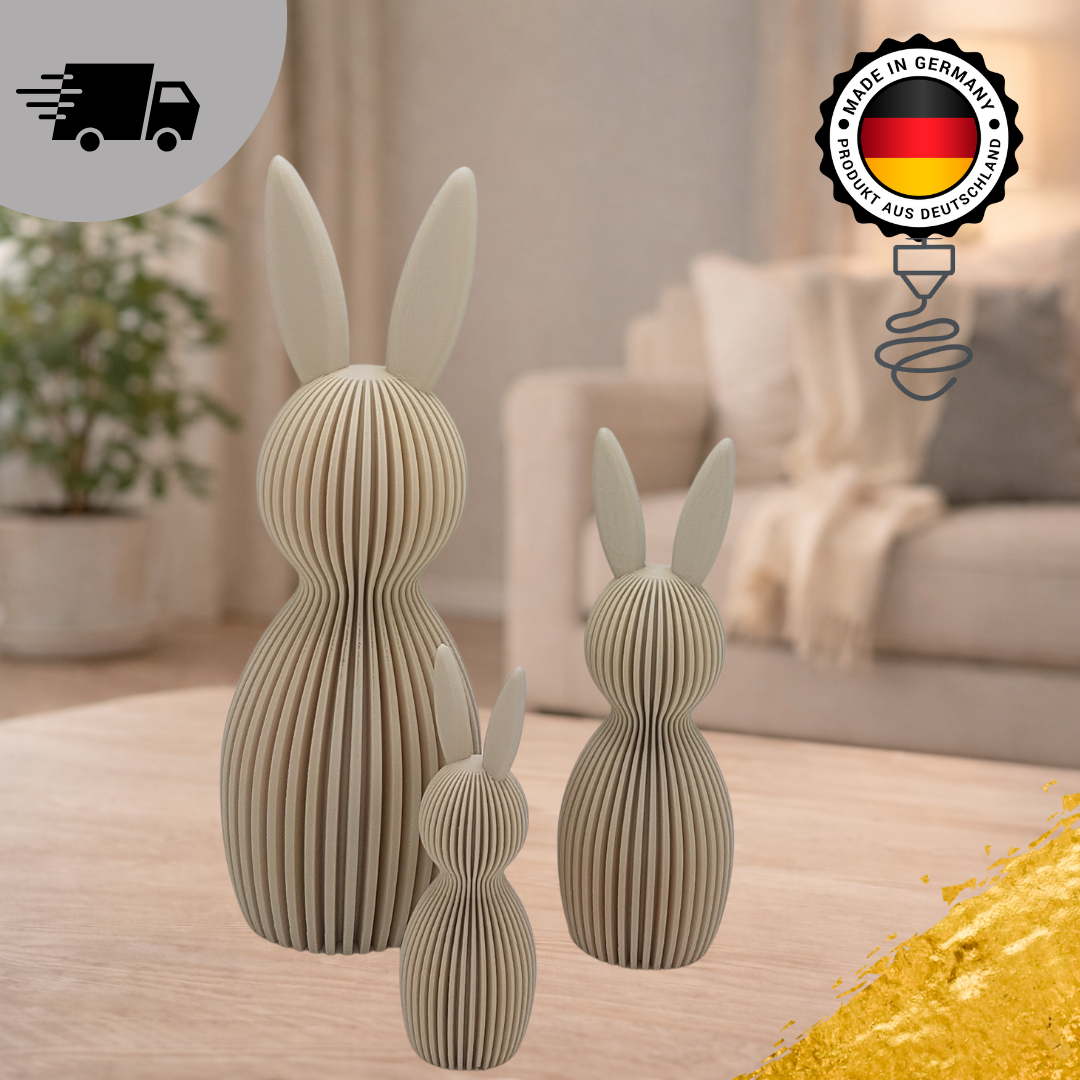 Hasen-Set „Ribbed“ – 3er-Set