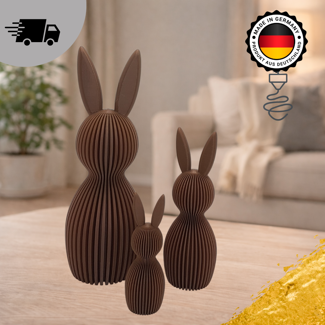 Hasen-Set „Ribbed“ – 3er-Set