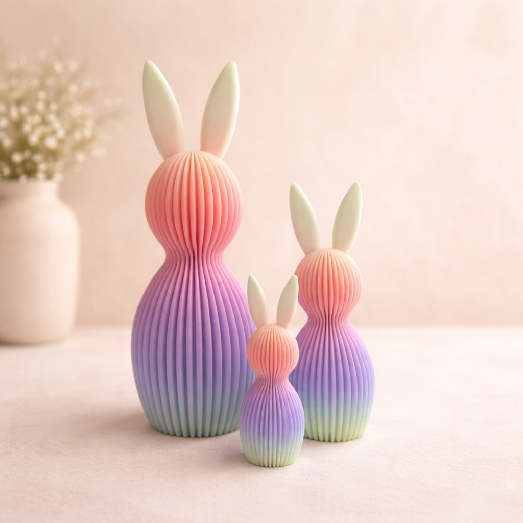 Hasen-Set „Ribbed“ – 3er-Set