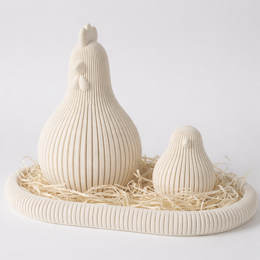 Henne & Küken Dekoset