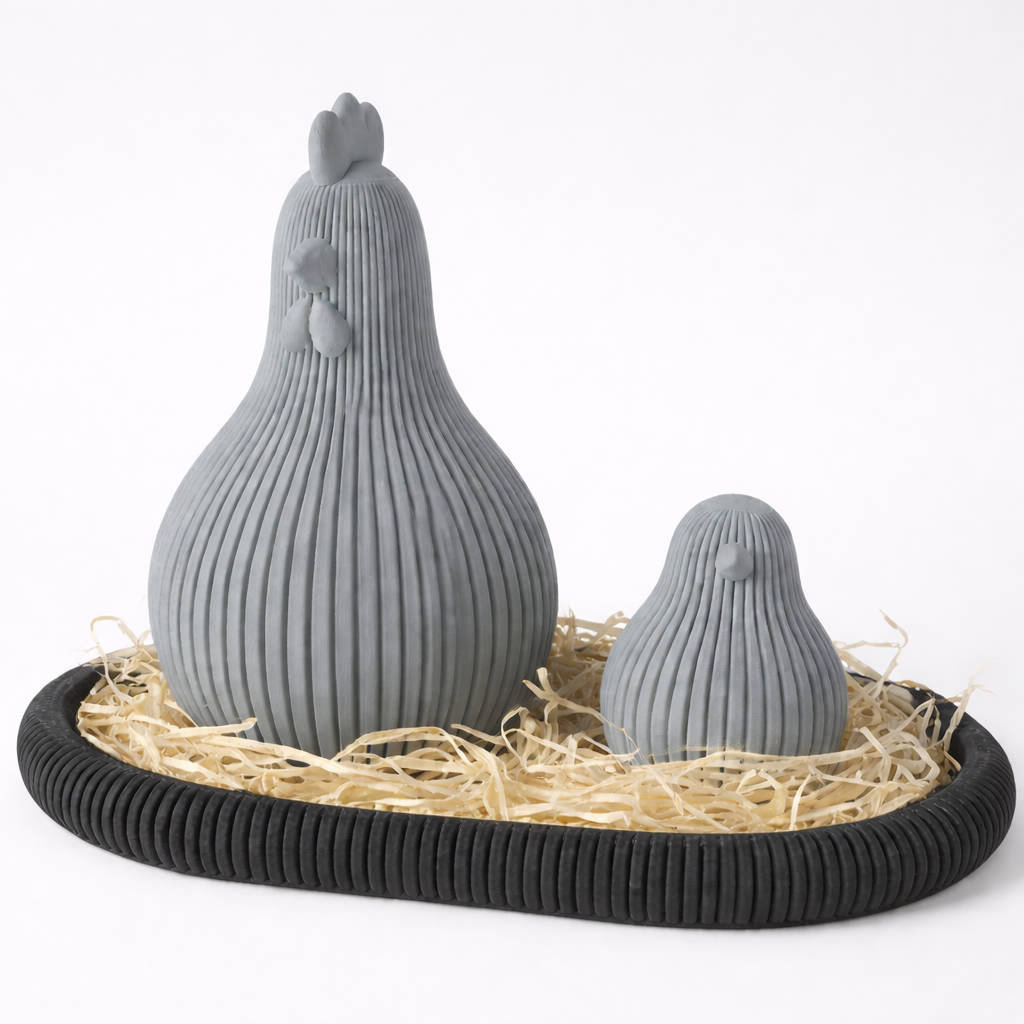 Henne & Küken Dekoset