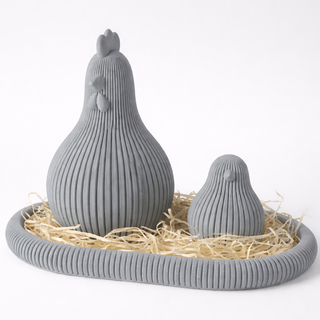 Henne & Küken Dekoset