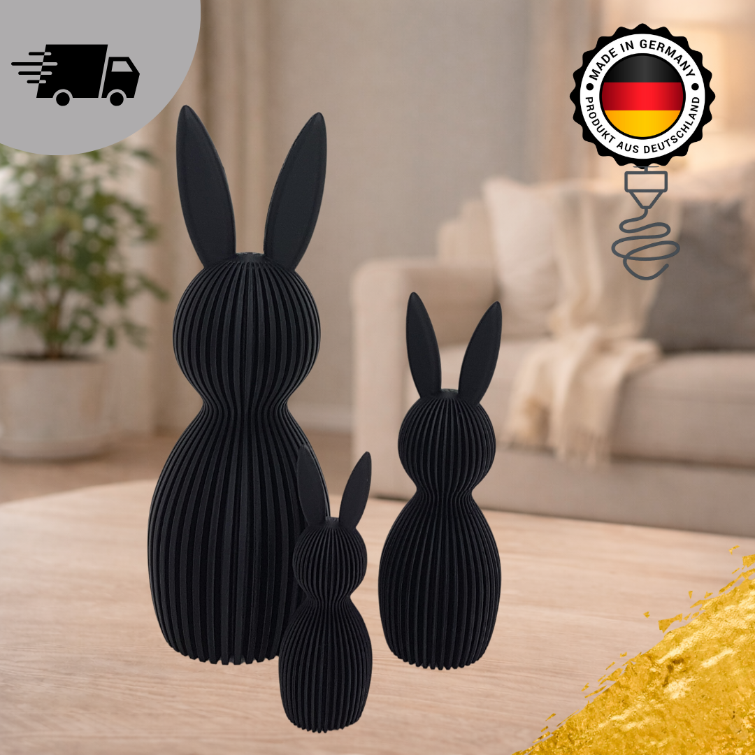 Hasen-Set „Ribbed“ – 3er-Set